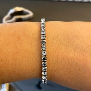 Swarovski light blue bangle